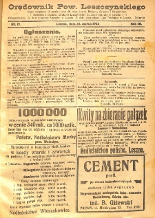 Orędownik Powiatu Leszczyńskiego 1922.03.25 R.3 Nr 17