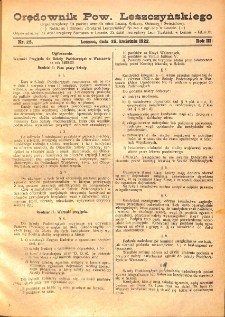 Orędownik Powiatu Leszczyńskiego 1922.04.26 R.3 Nr 25