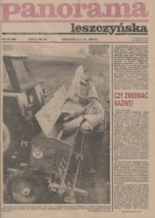 Panorama Leszczyńska 1989.10.01 R.11 Nr40(506)