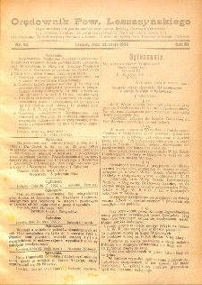Orędownik Powiatu Leszczyńskiego 1922.05.31 R.3 Nr 30