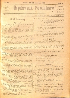 Orędownik Powiatowy 1922.09.23 R.3 Nr 53