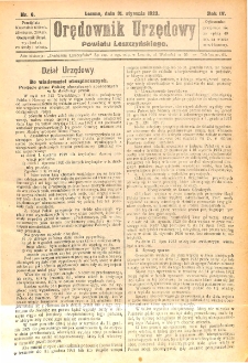 Orędownik Urzędowy Powiatu Leszczyńskiego 1923.01.31 R.4 Nr 6