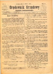 Orędownik Urzędowy Powiatu Leszczyńskiego 1923.02.21 R.4 Nr 9