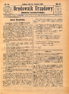 Orędownik Urzędowy Powiatu Leszczyńskiego 1923.04.25 R.4 Nr 22