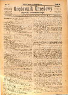 Orędownik Urzędowy Powiatu Leszczyńskiego 1923.06.09 R.4 Nr 32