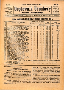 Orędownik Urzędowy Powiatu Leszczyńskiego 1923.11.14 R.4 Nr 61