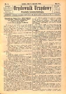 Orędownik Urzędowy Powiatu Leszczyńskiego 1924.01.09 R.5 Nr 2