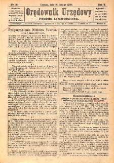 Orędownik Urzędowy Powiatu Leszczyńskiego 1924.02.16 R.5 Nr 10