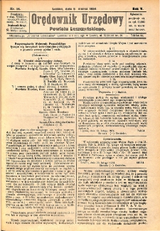 Orędownik Urzędowy Powiatu Leszczyńskiego 1924.03.05 R.5 Nr 14
