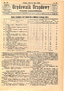 Orędownik Urzędowy Powiatu Leszczyńskiego 1924.07.16 R.5 Nr 38