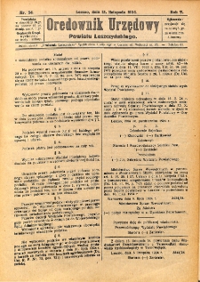 Orędownik Urzędowy Powiatu Leszczyńskiego 1924.11.12 R.5 Nr 54