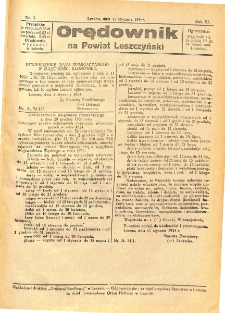 Orędownik na Powiat Leszczyński 1934.01.13 R.11 Nr 2