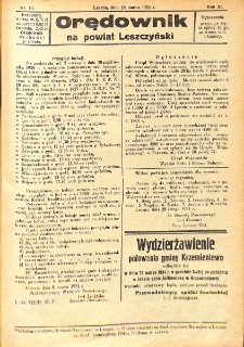 Orędownik na Powiat Leszczyński 1934.03.10 R.11 Nr 10