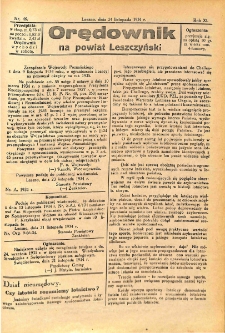 Orędownik na Powiat Leszczyński 1934.11.24 R.11 Nr 46