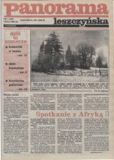 Panorama Leszczyńska 1993.01.24 R.15 Nr3(678)