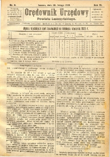 Orędownik Urzędowy Powiatu Leszczyńskiego 1925.02.28 R.6 Nr 9
