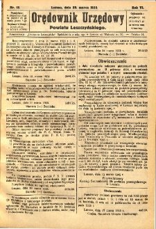 Orędownik Urzędowy Powiatu Leszczyńskiego 1925.03.28 R.6 Nr 13