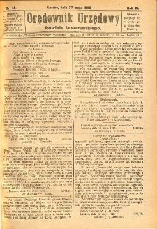Orędownik Urzędowy Powiatu Leszczyńskiego 1925.05.27 R.6 Nr 21
