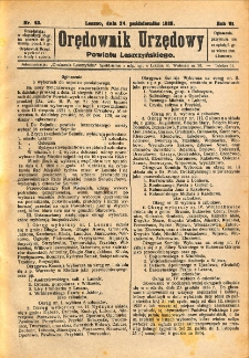 Orędownik Urzędowy Powiatu Leszczyńskiego 1925.10.24 R.6 Nr 43