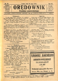 Orędownik Powiatu Leszczyńskiego 1931.07.18 R.11 Nr 26