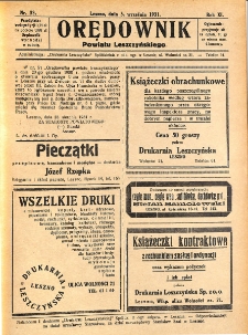 Orędownik Powiatu Leszczyńskiego 1931.09.05 R.11 Nr 33