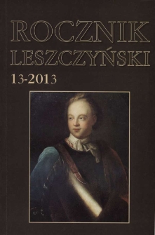 Rocznik Leszczyński 2013 T. 13