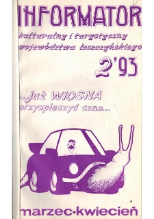 Informator Kulturalny i Turystyczny Wojew&oacute;dztwa Leszczyńskiego 1993.03/04 Nr 2(162)