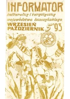 Informator Kulturalny i Turystyczny Wojew&oacute;dztwa Leszczyńskiego 1993.09/10 Nr 5(165)