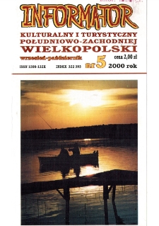 Informator Kulturalny i Turystyczny Południowo-Zachodniej Wielkopolski 2000.09-10 Nr 5(205)