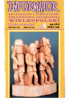 Informator Kulturalny i Turystyczny Południowo-Zachodniej Wielkopolski 2001.07-08 Nr 4(210)