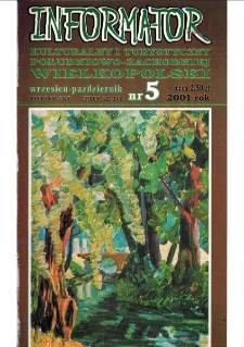 Informator Kulturalny i Turystyczny Południowo-Zachodniej Wielkopolski 2001.09-10 Nr 5(211)