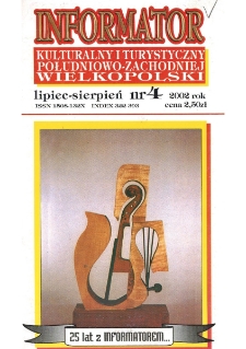 Informator Kulturalny i Turystyczny Południowo-Zachodniej Wielkopolski 2002.07-08 Nr 4(216)