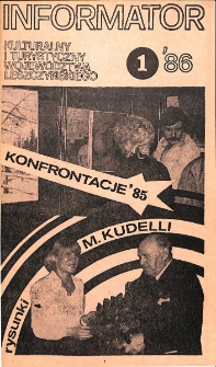 Informator Kulturalny i Turystyczny Wojew&oacute;dztwa Leszczyńskiego 1986.01 Nr 1(97)