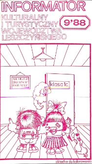 Informator Kulturalny i Turystyczny Wojew&oacute;dztwa Leszczyńskiego 1988.09 Nr 9(129)