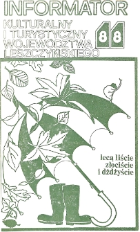 Informator Kulturalny i Turystyczny Wojew&oacute;dztwa Leszczyńskiego 1988.11 Nr 11(131)