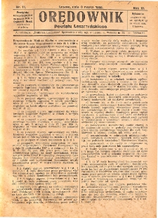 Orędownik Powiatu Leszczyńskiego 1930.03.08 R.11 Nr 11