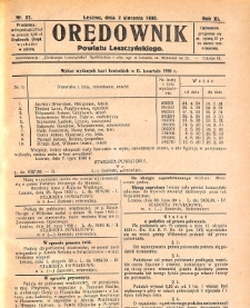 Orędownik Powiatu Leszczyńskiego 1930.08.02 R.11 Nr 32