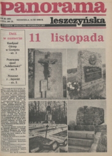 Panorama Leszczyńska 1990 11.11 R.12 Nr45(563)