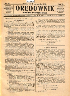 Orędownik Powiatu Leszczyńskiego 1930.10.11 R.11 Nr 42