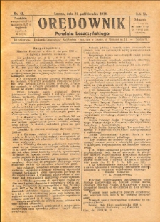 Orędownik Powiatu Leszczyńskiego 1930.10.31 R.11 Nr 45