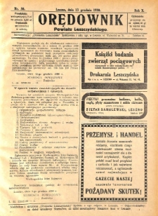 Orędownik Powiatu Leszczyńskiego 1930.12.13 R.11 Nr 50