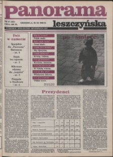 Panorama Leszczyńska 1990.11.25 R.12 Nr47(565)