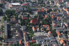 Widok na centrum miasta Leszna