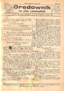 Orędownik na powiat Leszczyński 1933.03.18 R.13 Nr 11