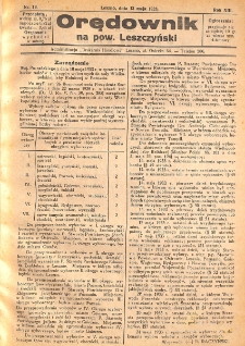 Orędownik na powiat Leszczyński 1933.05.13 R.13 Nr 19