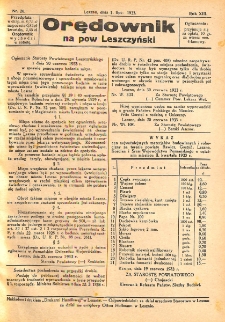 Orędownik na powiat Leszczyński 1933.07.01 R.13 Nr 26