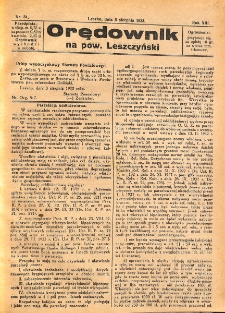 Orędownik na powiat Leszczyński 1933.08.05 R.13 Nr 31