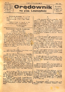 Orędownik na powiat Leszczyński 1933.09.02 R.13 Nr 35