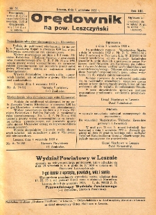 Orędownik na powiat Leszczyński 1933.09.09 R.13 Nr 36
