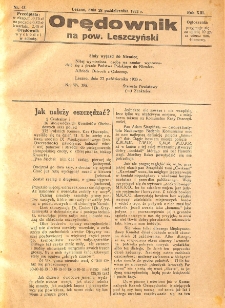 Orędownik na powiat Leszczyński 1933.10.28 R.13 Nr 43